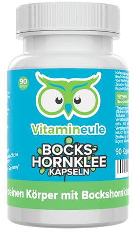 Bockshornklee Kapseln hochdosiert - für Stillen & Stillzeit geeignet - aktiviert & vegan - 500 mg 4:1 Extrakt (entspricht 2000 mg Bockshornklee) - Produktion in Deutschland - Vitamineule®