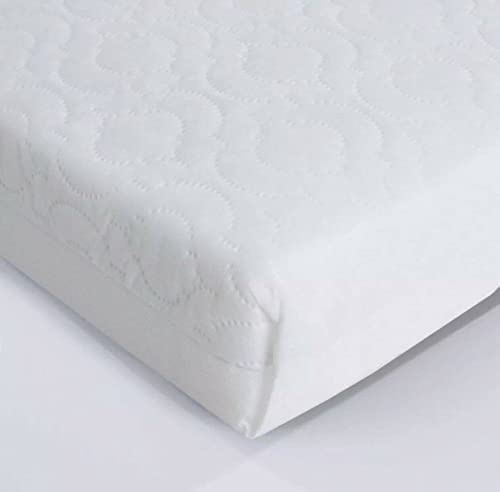 Luxe & Komfort Baby Toddler Cot/Crib Mattresses, 80 x 40, 84 x 36, 89 x 38, 90 x 40 Soft & Comfort [20 Sizes - Removable Cover][Made In UK] (84 x 43 x 5CM)