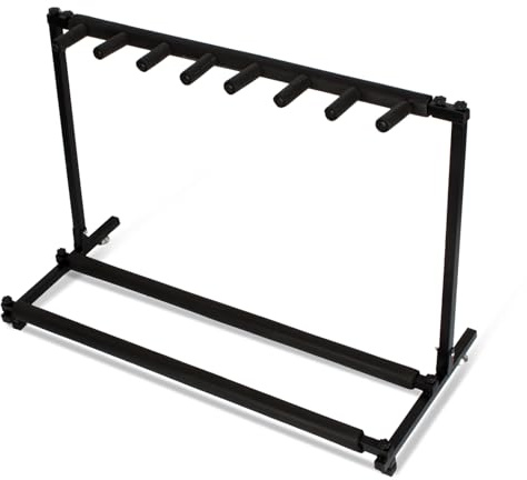 LALAHO 7 Holder Multiple Guitars Stand Foldable