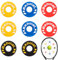 QH-Shop Tennisschläger Stoßdämpfer Silikon Vibration Damper Letter Tennisschläger Vibrationsdämpfer Tennisschläger Zubehör Für Badmintonschläger Squashschläger Tennisspieler 8 Stück