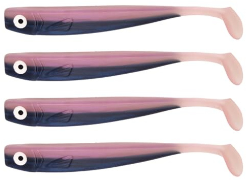 Zanderbait 16cm Pinki, Angelköder, Kunstköder, Zanderbait, Zanderköder, Softbait, Gummifisch, Gummiköder, Lieferumfang 4 Stück.