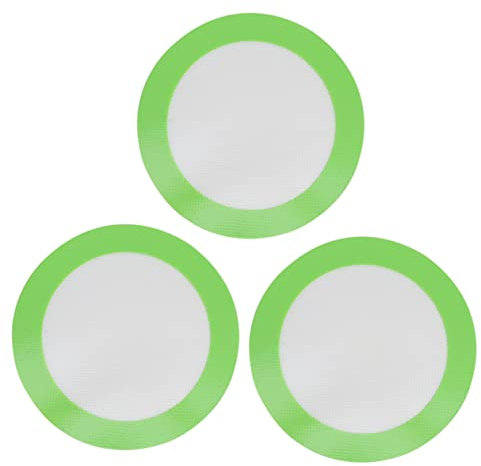 Garneck Esterilla De Silicona Para Hornear 3 Unidades 20 Cm Antideslizante Ideal Para Hornear Barbacoa Revestimiento Para Bandeja