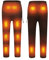 Beheizbare Winterhose für Herren Damen Neues Elektrische Heizhose Thermohose mit USB-Aufladung 12 Heizzonen Schwarze Winddichte Beheizte Hose Geeignet zum Skifahren Wandern Angeln Spazierengehen