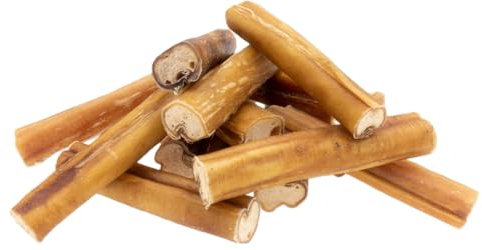 Natural Trail® Premium Getrockneter Ochsenziemer für große & kleine Hunde,100% Natürlich, Futter-Snack, Delikatesse Hundeleckerli Kaustange Hundesnack Kauartikel (1 x 0,5kg)