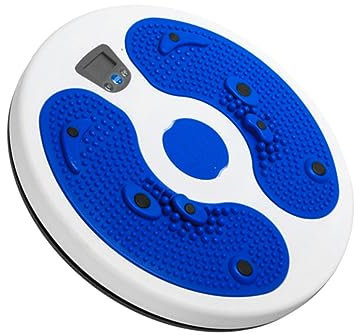 BESPORTBLE Haushalts-fitnessgerät Twisting Waist Disc Fitnessplatte Brett Scheibe Mit Massagekissen Für Fußsohle Gesundheit Und Kardiovaskuläres Training LCD-Display Zähler Und Kalorienzähler
