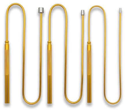 VASTOOLS Flexible Magnetic Pickup Tool Set,3 Pack, 4mm Magnet,7mm Magnet Magnet Stick, 26 Bendable Extension Magnetic Pickup 0.5lb, 2lb, 5lb