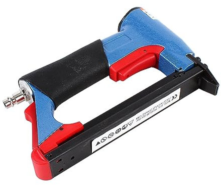 Professionell pneumatisk nagelpistol kapacitet 125 stycken nitar arbetstryck 4,8 bar tryckluftspistol tryckluftspistol för naglar med höjder på 4–16 mm, tryckluft nitpistol verktyg för verkstad och