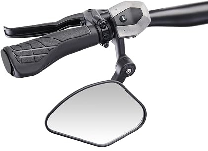 Krampe Fahrradspiegel KF Sport Typ C- Made in Germany, stabiler Rückspiegel für E-Bike & Fahrrad, individuell einstellbar, für linke und rechte Lenkerseite erhältlich
