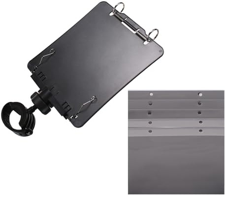Clip per spartiti musicali a rilascio rapido per strumenti in ottone durevolezza ABS compatto portatile per musicisti Supporto per spartiti per strumenti multipli
