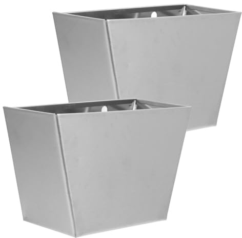 FRCOLOR Abridor de Botellas de Pared Colector de Tapas de Acero Inoxidable, 2 Piezas, Contenedor para Tapones de Botella de Cerveza, Recogedor Compacto para Bar y Cocina