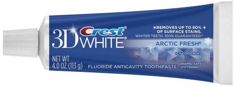 CREST 3D White ARCTIC FRESH Fluoride Anticavity Toothpaste - ZAHNPASTA 164g - (ICY COOL MINT) aus USA