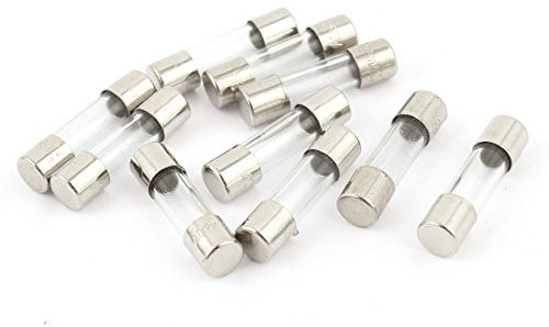 sourcing map 10 Stk Schnelle durch Schlag Glas Sicherung 5x20mm 250V 80mA 0,08A