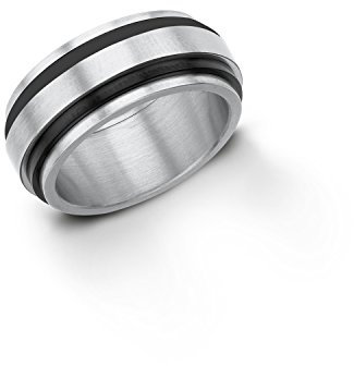 s.Oliver Herren-Ring IP Black Beschichtung Edelstahl Gr. 62 (19.7)-2012466