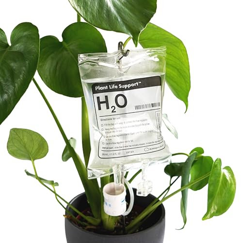 Bubblegum Stuff - Pflanzen Bewässerung | Plant Life Support | Tropf-Bewässerungsbeutel für Zimmerpflanzen | Blumen Infusionsbeutel für Zuhause | Pflanzenbewässerung | Geschenk für Mann und Frau