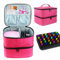 Yajimsa Nagellack Aufbewahrung, Nagellack Organizer Tasche Für 30 Flaschen(bis Zu 15 ML) Und Nageltrockner, Tragbare Nagellack Reisetasche Zum Aufbewahren Von Nagellack Gel Und Maniküre-Set