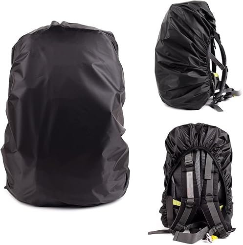 AidShunn Waterproof Backpack Rain Cover (45L) Foldable Rucksack Covers Rainproof Dustproof Bag Protector for Hiking Camping Traveling Cycling Outdoor Activities Rainy Days