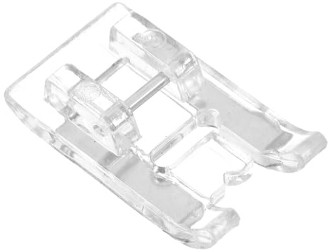 Garneck Pied presseur transparent pour machines à coudre Singer – Pied presseur transparent pour coutures satinées et boutonnières – Convient pour les modèles à tige basse Singer Brother et Babylock