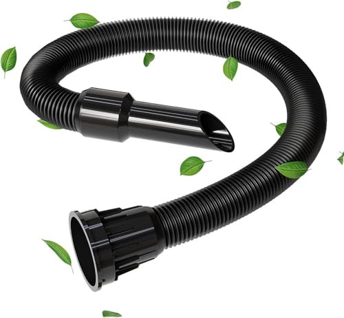 Alrens Stretchable 2.5M Replacement Henry Hetty Hoover Hose for Henry Hoover Attachment, 32mm Replacement H-oover Hose, Extension Pipe Hose for H-enry H-oover, Numatic, Hetty Spare Vacuum Hose Black