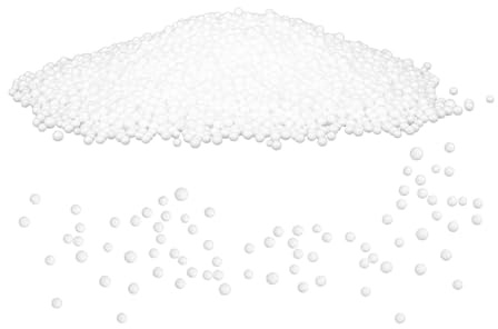 COHEALI Perline di Polistirene Bianche per Imbottire Pouf Sacco, 3-5 MM, Superficie Liscia, per Cuscini e Divano, Fai da Te e Artigianato
