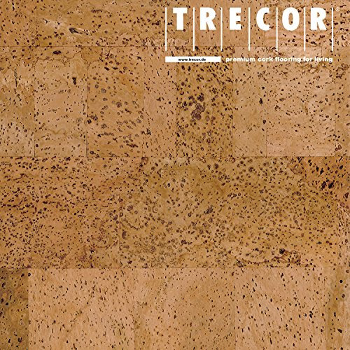 'Trecor with Click System Siena – Cork Cork Floor Parquet and Ceramic Lacquer with Clipex Click System in 24 Colours with Ceramic Paint/ANTISC Anti-scratch Surface – Dimensions: 900 x 300 x 10 mm