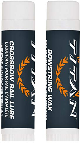 Allen Company Titan Crossbow String Wax for Synthetic Bowstrings and Rail Lube - Bow Hunting and Shooting Accessories - 2-Pack