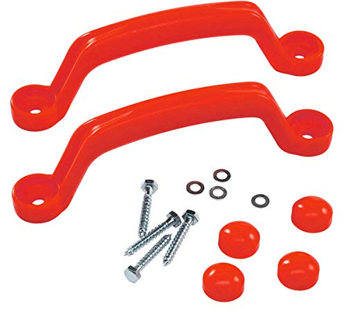 Demmelhuber Handgriffe Maja Spielturmzubehör Haltegriffe für Kletterturm (Rot)