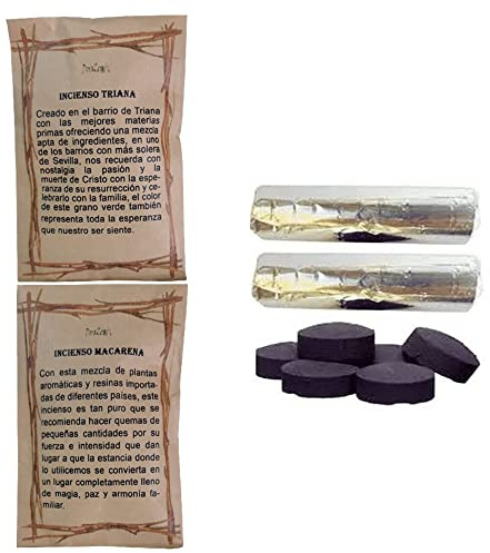 Incienso Semana Santa Esperanza de Triana - Incienso en Grano 50 Gramos liturgia Pascua para Quemador incensario (Esperanza de Triana, Virgen de la Macarena (CC))