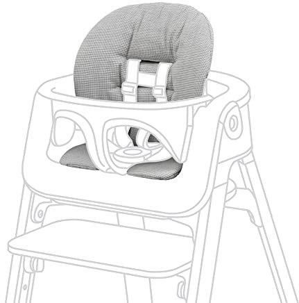 Stokke Steps Baby Set Cushion, Nordic Grey - Comfortable Accessory for Steps Baby Set - Soft, Easy-to-Clean, Water-Repellent Material - Machine-Washable Cotton