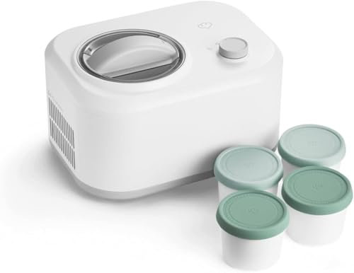 SPRINGLANE Heladera Eni 1 L con compresor autoenfriante 100 W, incl. set de 4 contenedores de helados