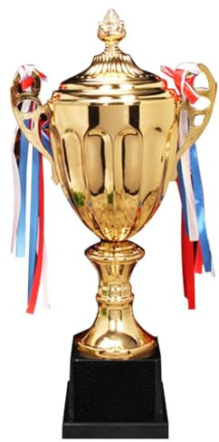 Starnearby Trofeo Oro, Coppa trofeogrande da 37 cm Trofeo Metallo per Competizioni, Tornei, Sportivi, Trofeo Premio per Bambini e Adulti