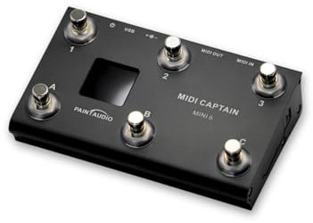 PAINTAUDIO MIDI Captain Nano 4/Mini 1,8 m Controller Multi-Effekt-Tastaturen Synthesizer USB-MIDI Musik-Software Bias unterstützt alle PC/CC/Note Commander (MIDI Captain Mini 6)
