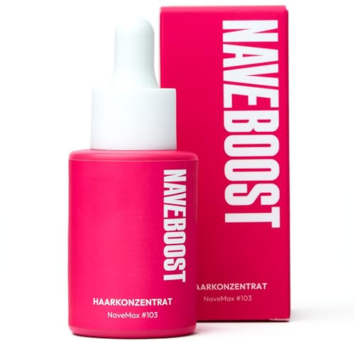 Naveboost Haarkonzentrat – Fördert Haarwachstum, verleiht Fülle & Glanz – Mit Capixyl™, Biotin, Koffein & Amla-Extrakt – Stärkt Haarwurzeln, verbessert Haartextur - Natürlich - Vegan, 50ml