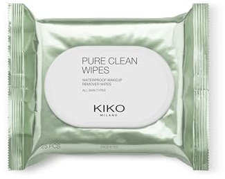 KIKO Milano Pure Clean Wipes, Lingettes Démaquillantes Visage, Contour Des Yeux Et Lèvres