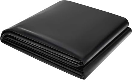 Luyckfrazy Revestimiento para estanques de 2 x 5 m, 3 x 4 m, 6 x 9 m, 7 x 8 m y 10 x 12 m, Reforzado con HDPE para estanques Exteriores, cascadas, Fuentes y estanques de Peces koi.(2x4m)