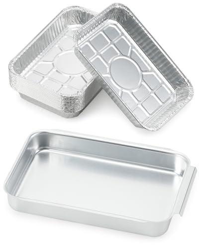 onlyfire Bandeja de Goteo para Parrilla con 15 Bandejas Desechables, Recolector de Grasa para Barbacoas de Gas Weber 2024 Spirit 200/300/400 Series y Genesis 2022 3-Burner & 4-Burner Series