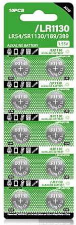 RETUOLWAG 10 Pezzi/foglio LR1130 AG10 Pile A Bottone 1.5V Grande Capacità Della Moneta Batteria Delle Cellule Per Telecomandi Giocattolo E Dispositivi Elettronici Metallo Button Cell