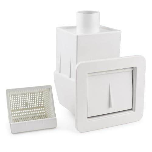 WAHEWUD Set Skimmer per Piscina Skimmer per OOL in PLASTICA Skimmer per Piscina Facile da INSTALLARE Adatto per Spa E Piscine