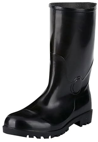 Generisch Bottes en caoutchouc à tige longue pour homme, hauteur genou, imperméables, larges, antidérapantes, résistantes à l'usure, pour la pêche, la chasse et le jardinage