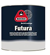 Boero Yacht Coatings Futura Smalto poliuretanico bicomponente brillante, colore: 001 Bianco, size: 0,75 l