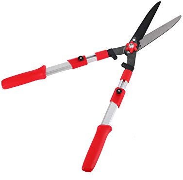 KATSU Tools Manueller Heckenschere mit gerader Klinge zum Schneiden und Formen von Büschen, Hecken und Sträucher