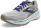 Brooks Adrenaline GTS 22 stützende Damen-Laufschuhe, Legierung/Blau/Grün, 41 EU