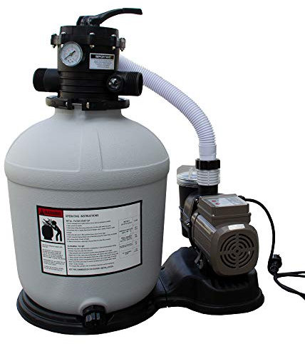 Impianto di filtrazione a sabbia Cronometro 24h Timer 13,2m³ Filtro per piscina Piscina Pompa
