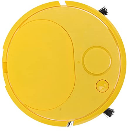 Bewinner Mini Aspirapolvere Robot Intelligente, Aspirapolvere Robot Sottile con Ricarica USB Automatica, Robot Spazzante per Pavimenti Duri in Moquette per di Animali Domestici, 300 mAh,