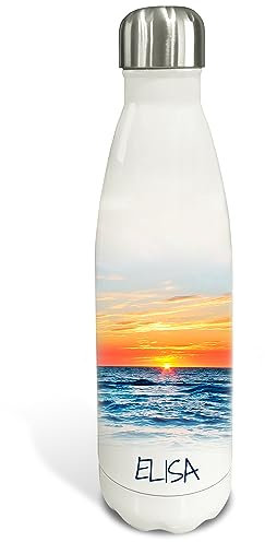 Bottiglia d'acqua. Brocca d'acqua. Bottiglia personalizzata con foto. Bottiglia in acciaio inossidabile. Borraccia termica a doppio strato. Privo di BPA, filati e metalli pesanti. Capacità 750ml