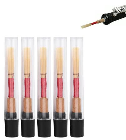 Pwshymi Oboe Reed, 5pcs Medium Soft Oboe Reeds - Essential Musical Instrument Accessories