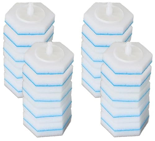 NIOIPXA Recambios de varita de inodoro desechables para Clorox, cabezales de cepillo de inodoro para limpieza de baño, 20 unidades (20)