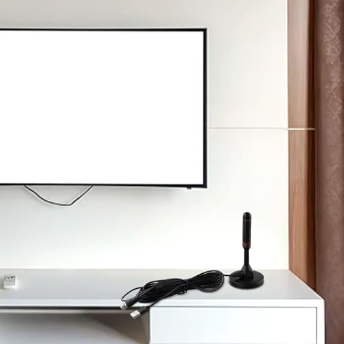 ReachMall Digital TV Antenna With DVB-T2 Quick Response, Portable Indoor Outdoor HD TV Antenna, 30DBI HD Digital TV Antenna