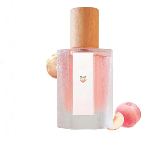Spray profumato, spray per il corpo da donna, profumo per capelli, 50 ml, rinfrescante a lunga durata, profumi con fragranze floreali, legnose e fruttate (Peach)