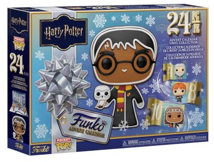 Funko Pocket Pop! Countdown Calendar: Harry Potter | Goodies Officiels - Calendrier de l'Avent avec 24 Mini Figurines Mystère - Compte à Rebours et Cadeau de Noël pour Fans