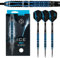 Harrows Ice Recut 90% Tungsten Steel Tip Darts Set | Erhältlich in 21g, 22g, 23g & 24g | Inklusive Silber Supergrip Carbon Midi Schäfte & Neue 100 Mikron Ice Flights